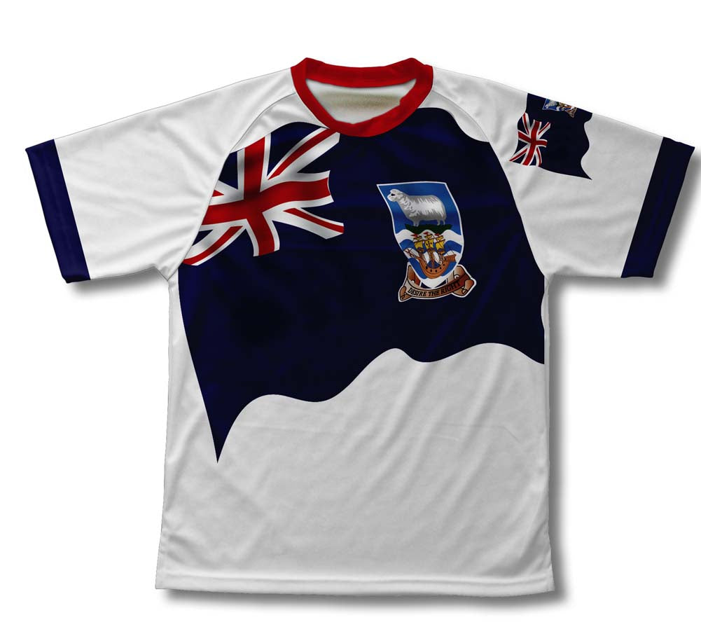 Falkland Islands Flag Technical T-Shirt for Men and Women