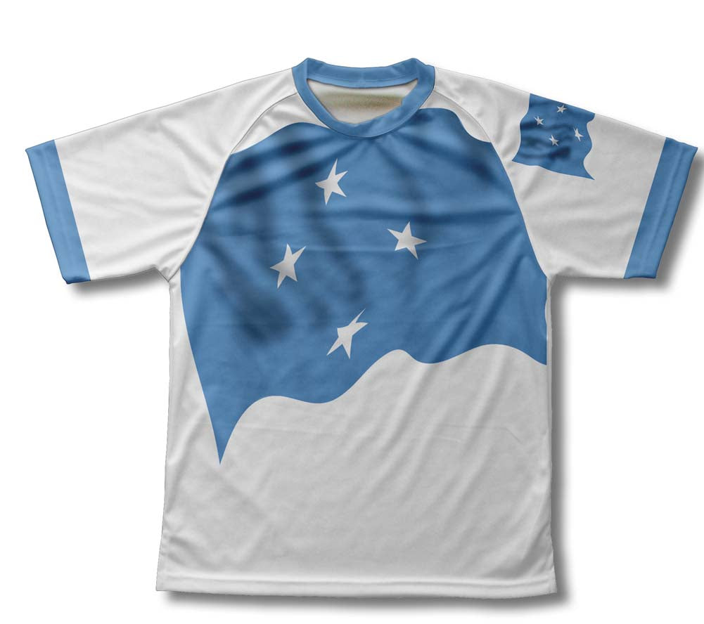 Federated States of Micronesia  Flag Technical T-Shirt for Men and Women