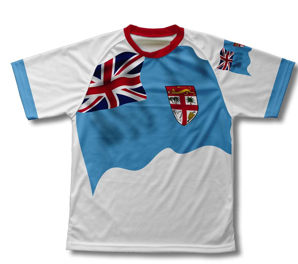 Fiji Flag Technical T-Shirt for Men and Women