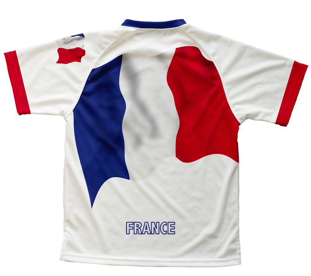 France Flag Technical T-Shirt for Men and Women