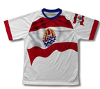 French Polynesia Flag Technical T-Shirt for Men and Women