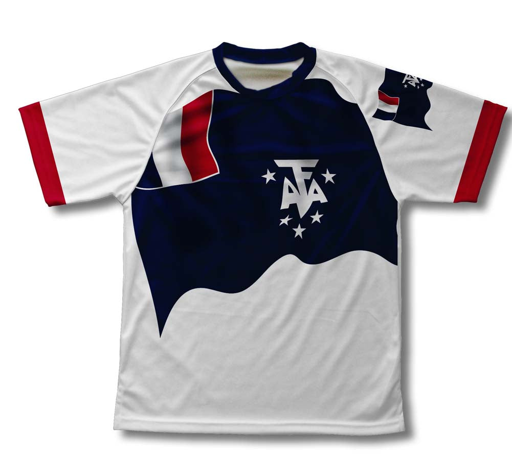 French Southern Flag Technical T-Shirt for Men and Women