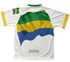 Gabon Flag Technical T-Shirt for Men and Women