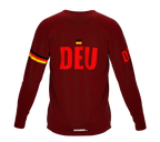 MTB BMX Cycling Jersey Long Sleeve Code Germany Vine for Men and Women