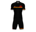 Germany Black Code Cycling Speedsuit for Men