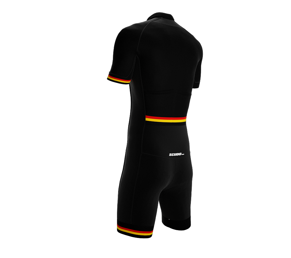 Germany Black Code Cycling Speedsuit for Men