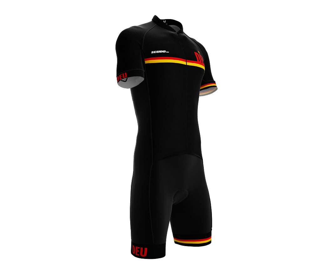 Germany Black Code Cycling Speedsuit for Men