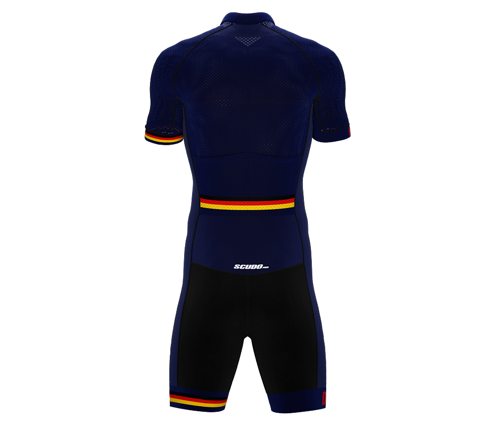 Germany Blue Code Cycling Speedsuit for Men