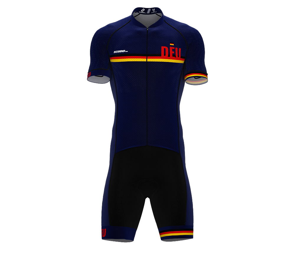 Germany Blue Code Cycling Speedsuit for Men