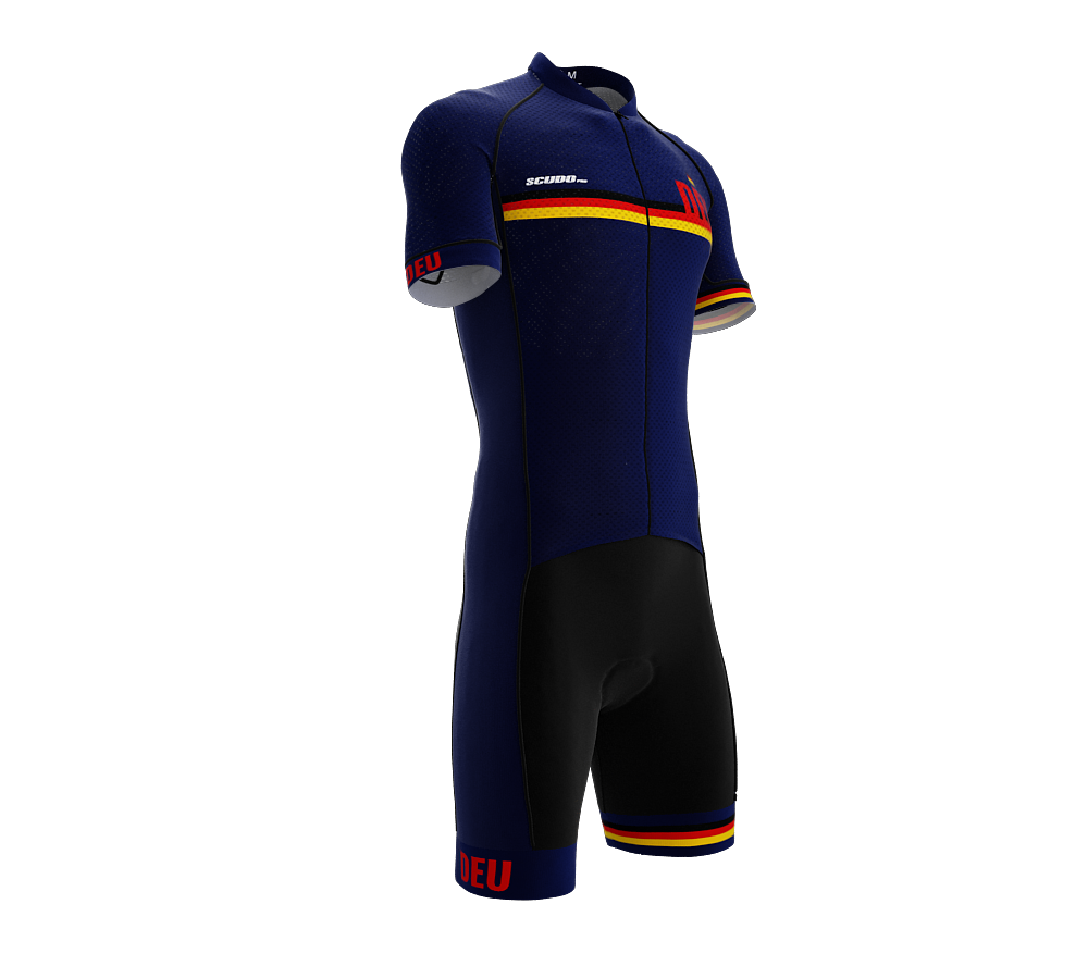 Germany Blue Code Cycling Speedsuit for Men