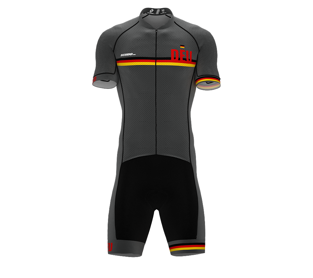 Germany Gray Code Cycling Speedsuit for Men