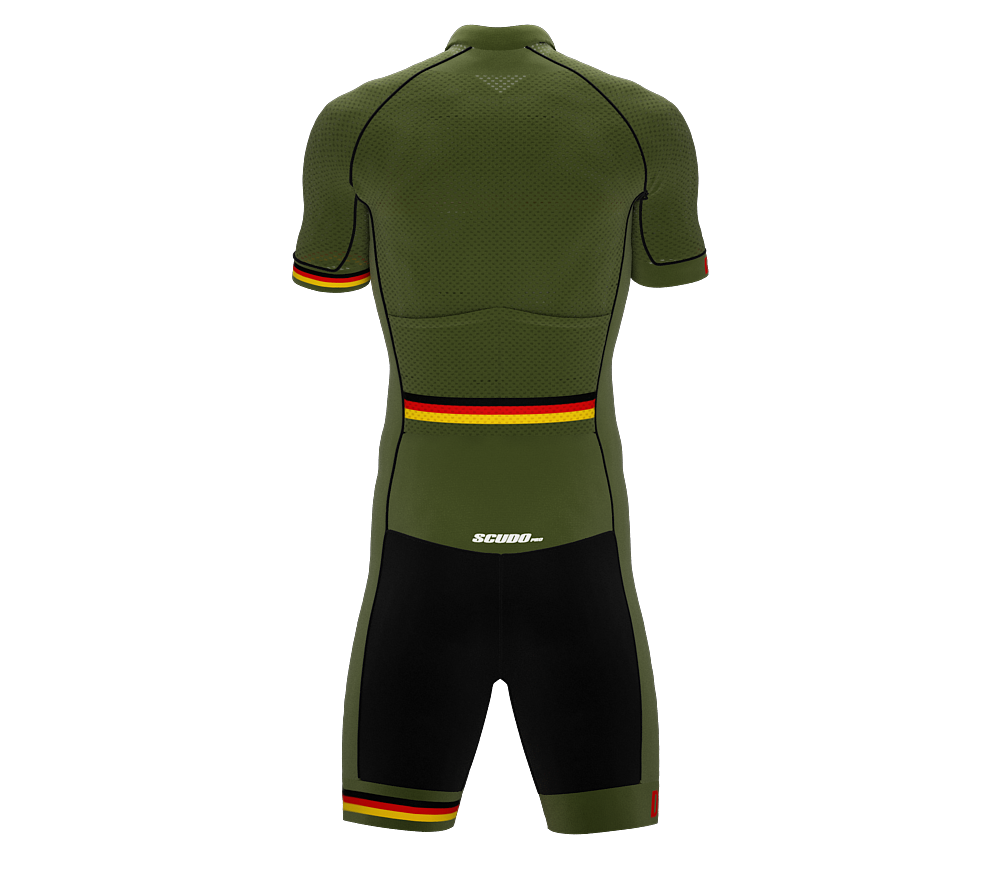 Germany Green Code Cycling Speedsuit for Men