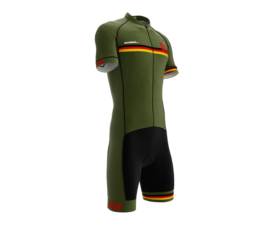 Germany Green Code Cycling Speedsuit for Men
