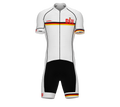 Germany White Code Cycling Speedsuit for Men