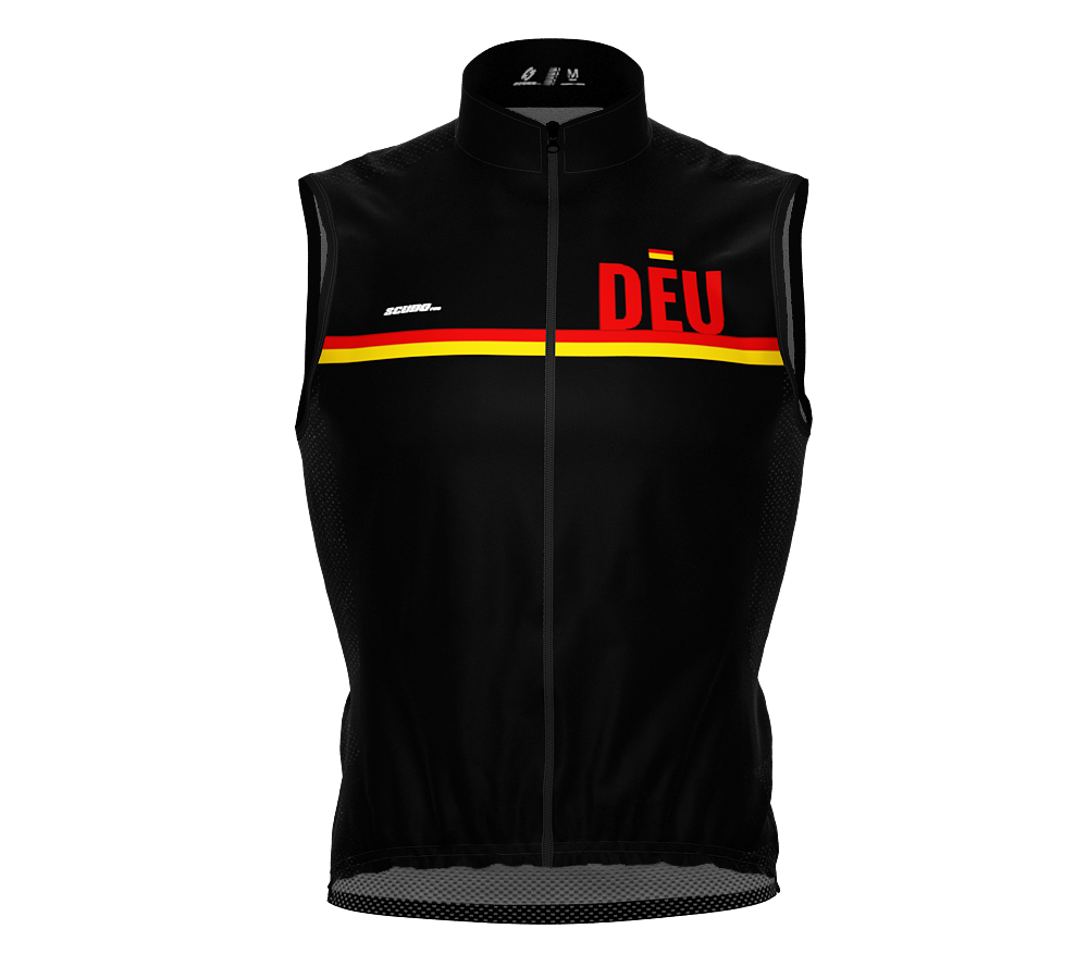 Wind Breaker Cycling Running Sports Vest Germany Country Code for Men And Women