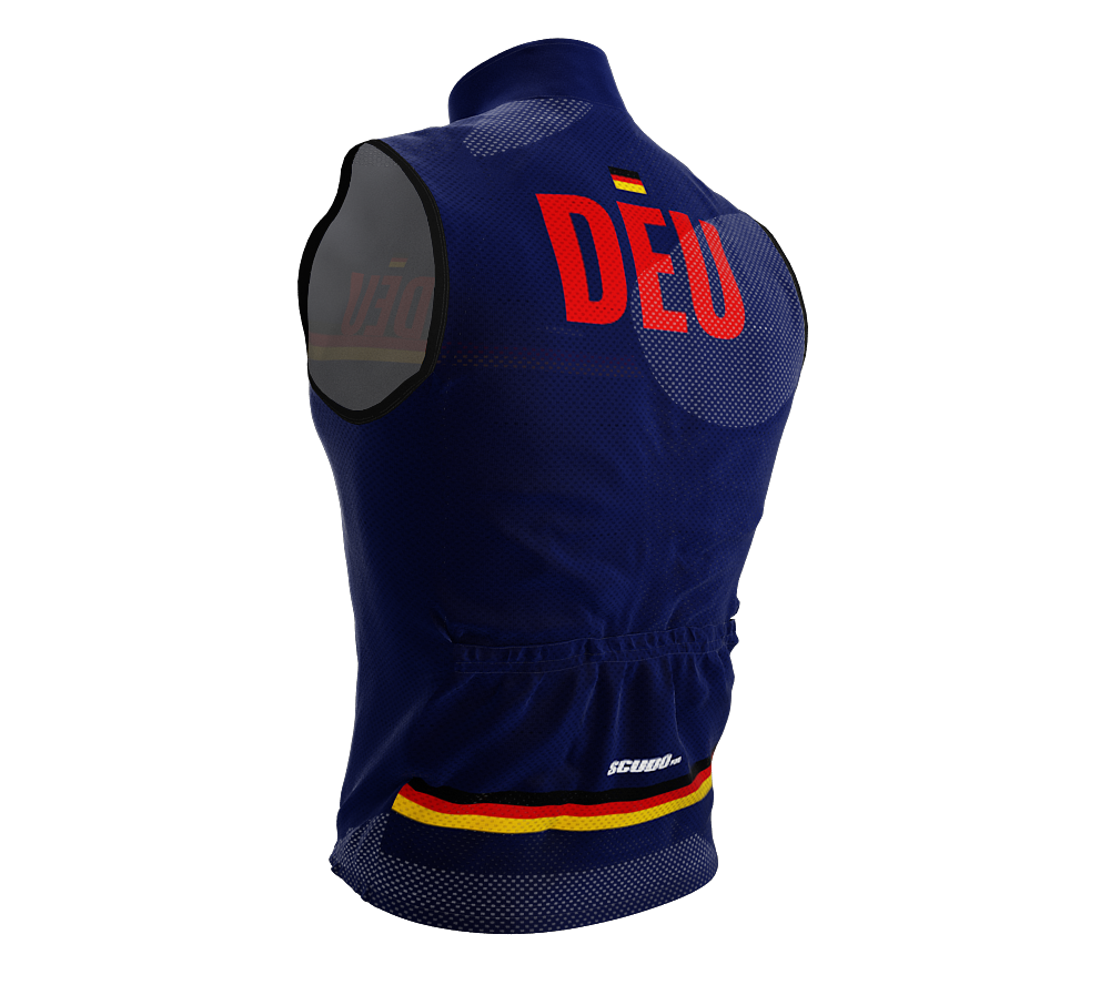 Wind Breaker Cycling Running Sports Vest Germany Country Code for Men And Women