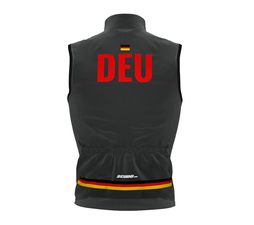 Wind Breaker Cycling Running Sports Vest Germany Country Code for Men And Women
