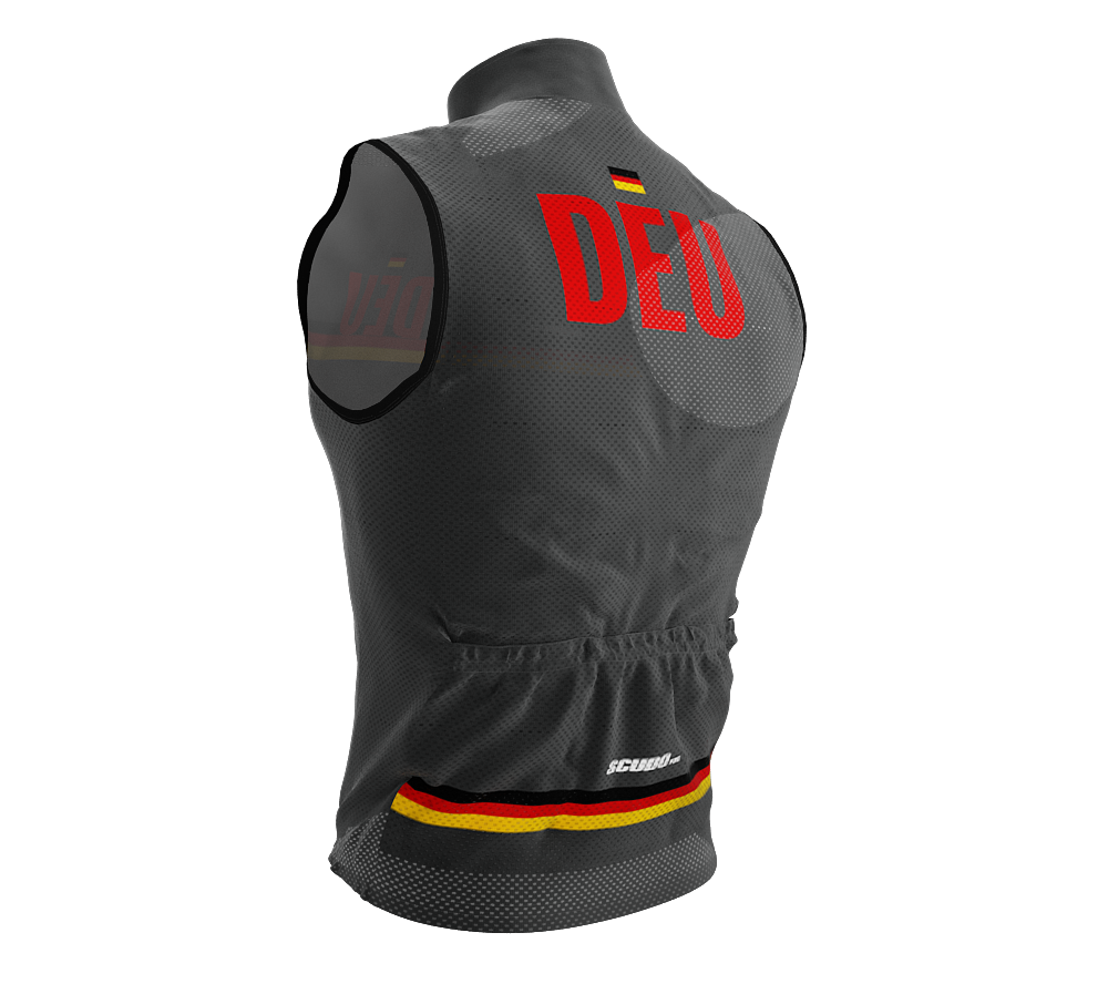 Wind Breaker Cycling Running Sports Vest Germany Country Code for Men And Women