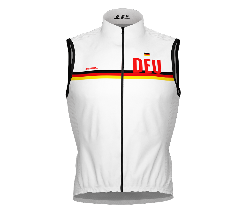 Wind Breaker Cycling Running Sports Vest Germany Country Code for Men And Women
