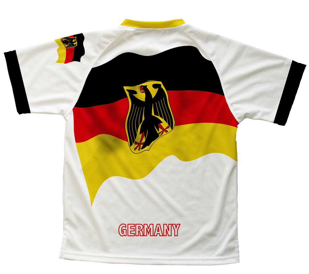 Germany Flag Technical T-Shirt for Men and Women