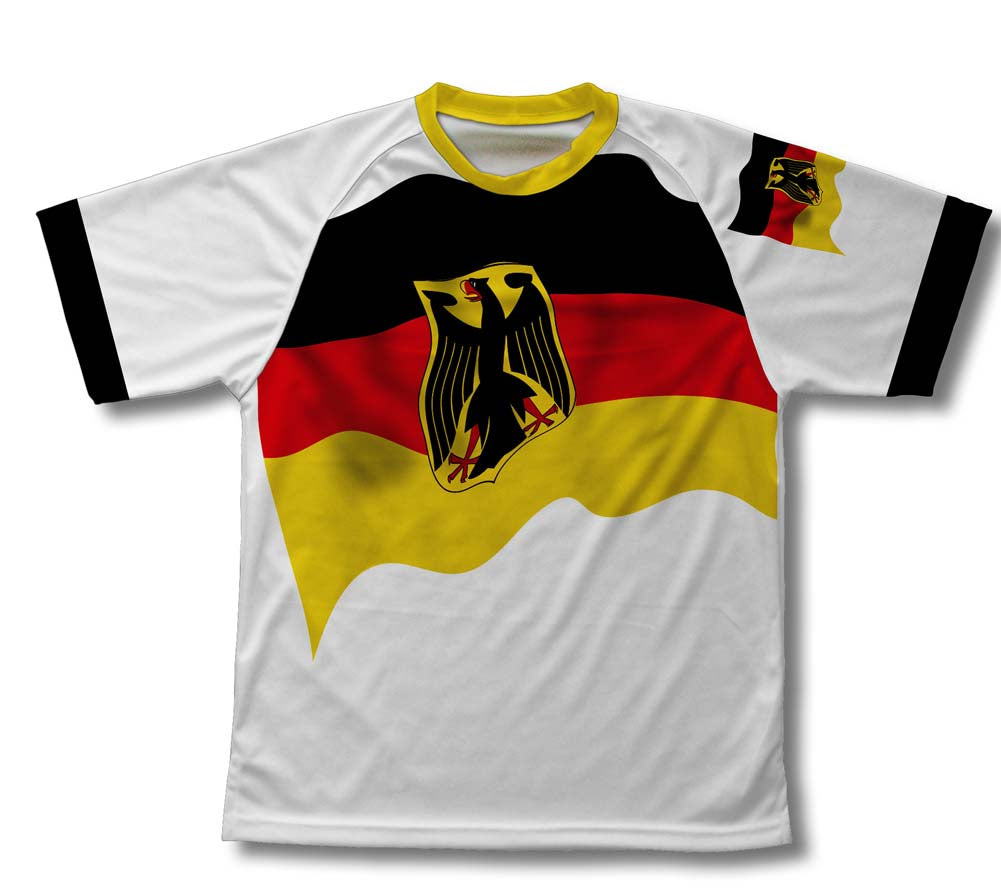 Germany Flag Technical T-Shirt for Men and Women