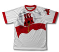 Gibraltar Flag Technical T-Shirt for Men and Women