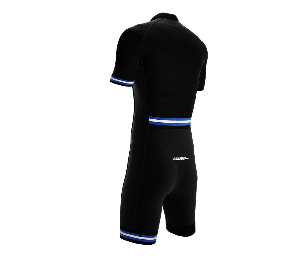 Greece Black Code Cycling Speedsuit for Men