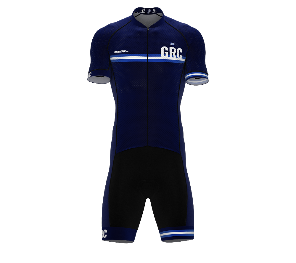 Greece Blue Code Cycling Speedsuit for Men