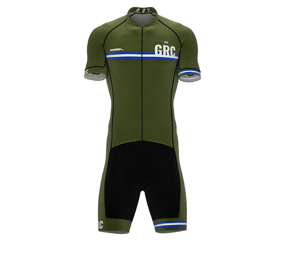 Greece Green Code Cycling Speedsuit for Men