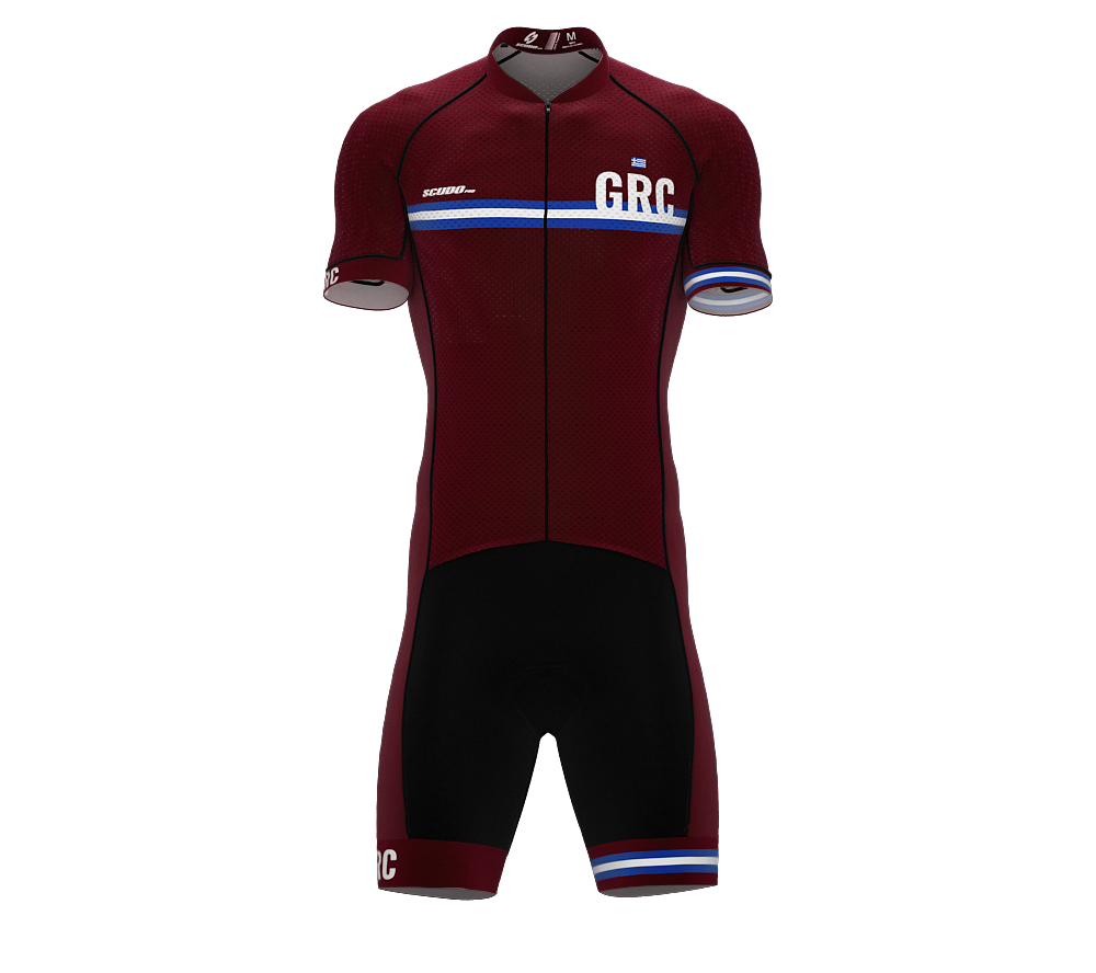 Greece Vine Code Cycling Speedsuit for Men