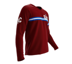 MTB BMX Cycling Jersey Long Sleeve Code Greece Vine for Men and Women