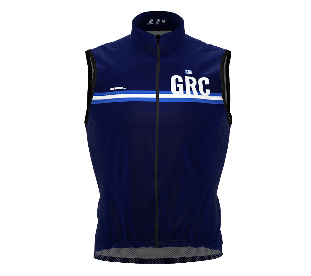 Wind Breaker Cycling Running Sports Vest Greece Country Code for Men And Women