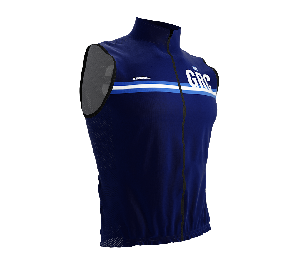 Wind Breaker Cycling Running Sports Vest Greece Country Code for Men And Women
