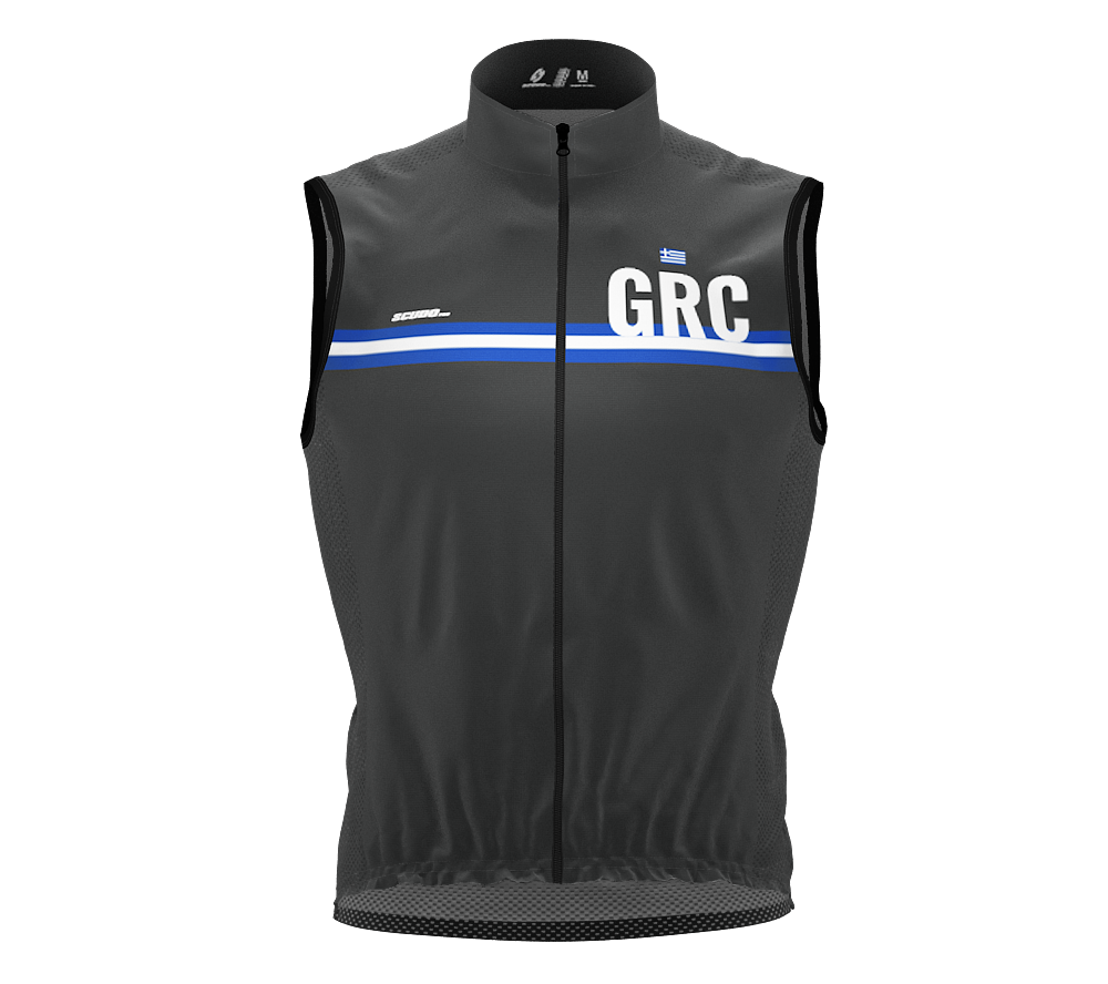 Wind Breaker Cycling Running Sports Vest Greece Country Code for Men And Women