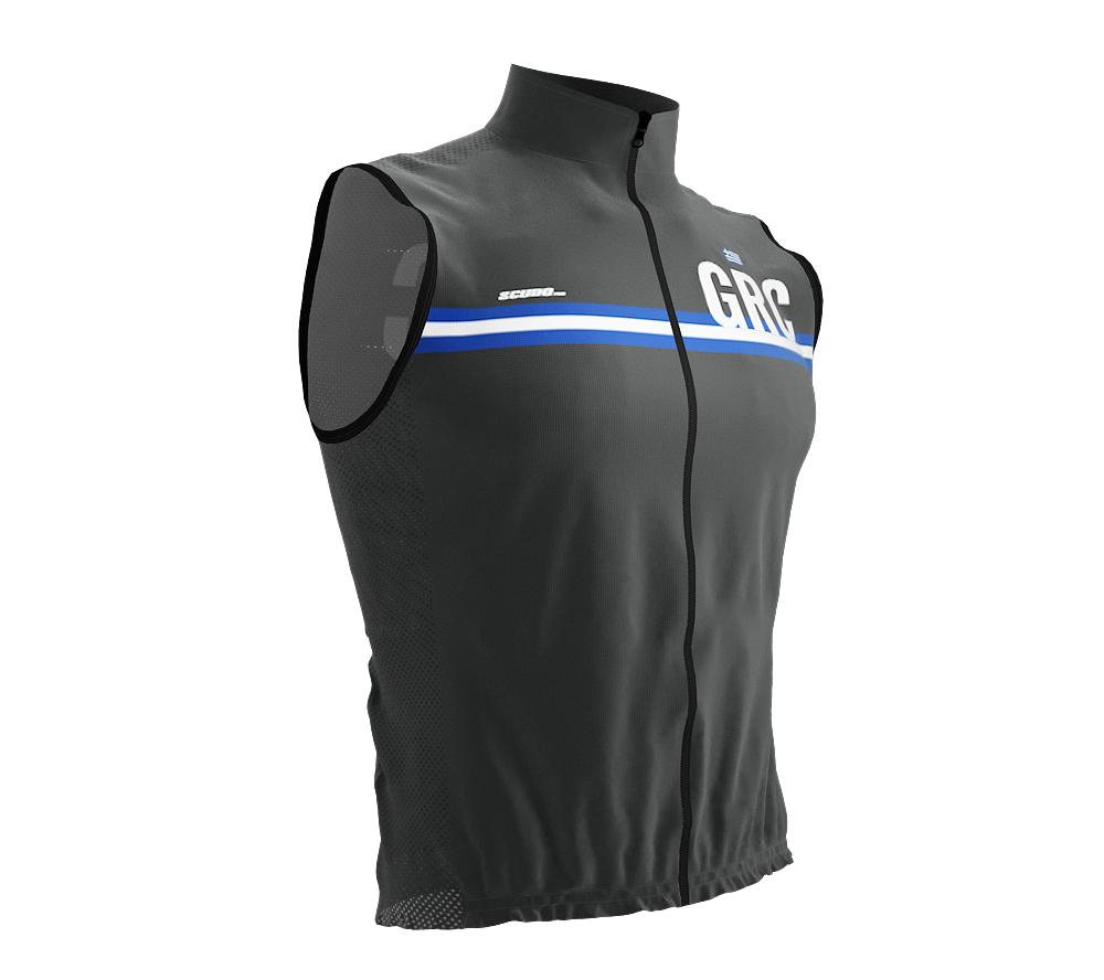 Wind Breaker Cycling Running Sports Vest Greece Country Code for Men And Women