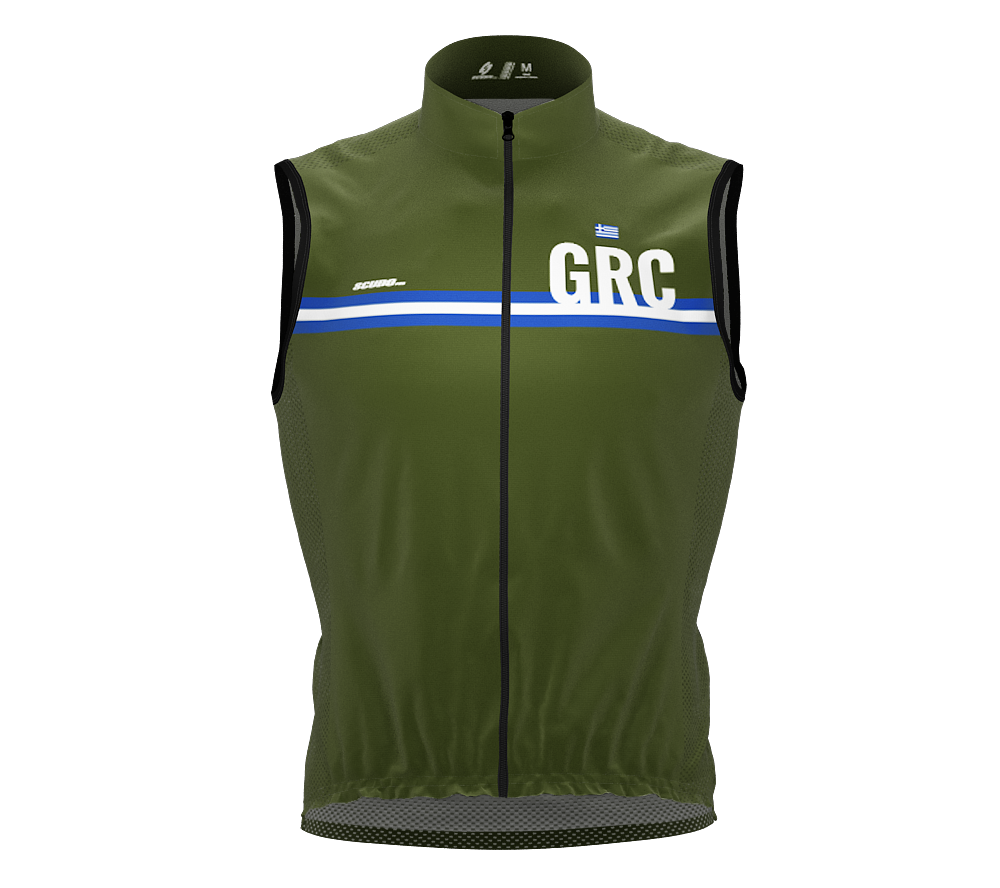 Wind Breaker Cycling Running Sports Vest Greece Country Code for Men And Women