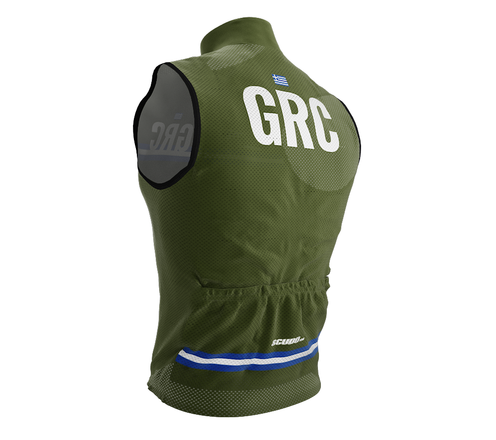 Wind Breaker Cycling Running Sports Vest Greece Country Code for Men And Women