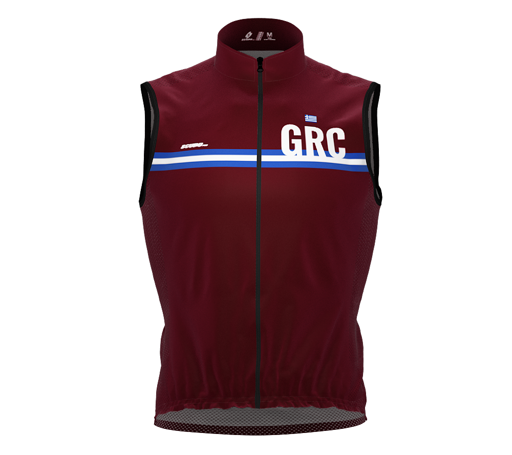 Wind Breaker Cycling Running Sports Vest Greece Country Code for Men And Women