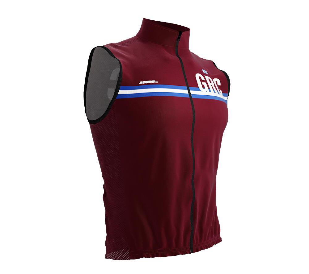Wind Breaker Cycling Running Sports Vest Greece Country Code for Men And Women