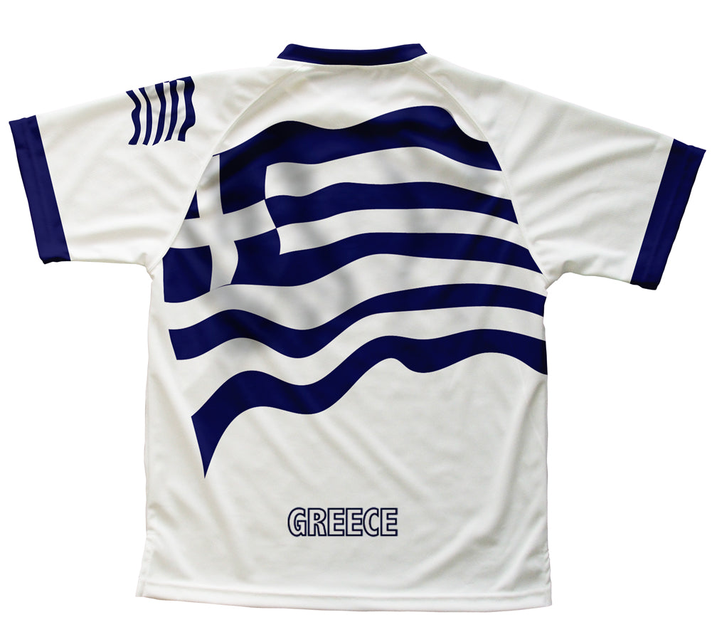 Greece Flag Technical T-Shirt for Men and Women