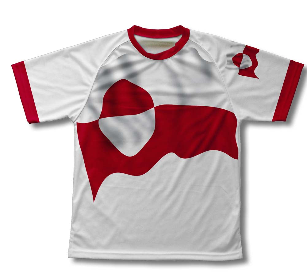 Greenland Flag Technical T-Shirt for Men and Women