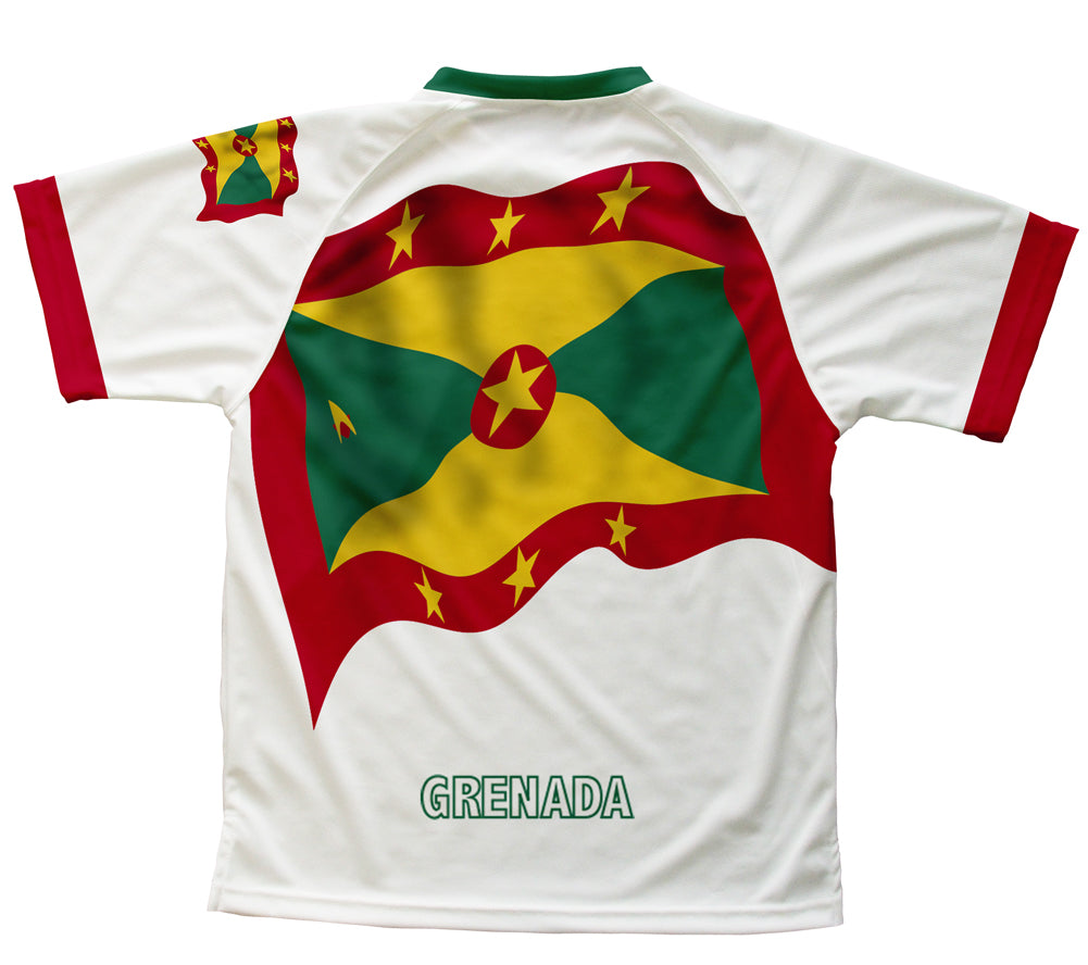 Grenada Flag Technical T-Shirt for Men and Women