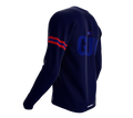 MTB BMX Cycling Jersey Long Sleeve Code Guam Blue for Men and Women