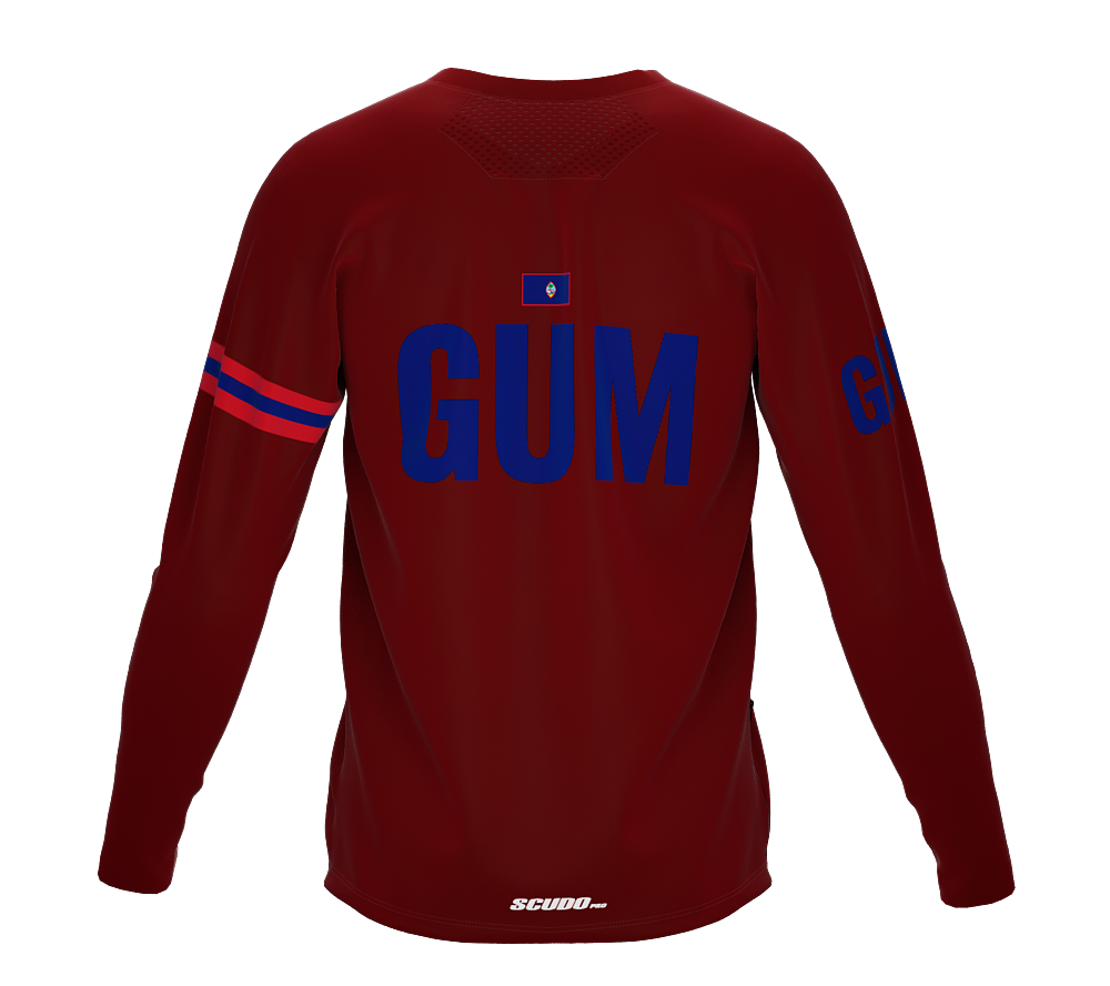MTB BMX Cycling Jersey Long Sleeve Code Guam Vine for Men and Women