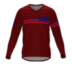 MTB BMX Cycling Jersey Long Sleeve Code Guam Vine for Men and Women