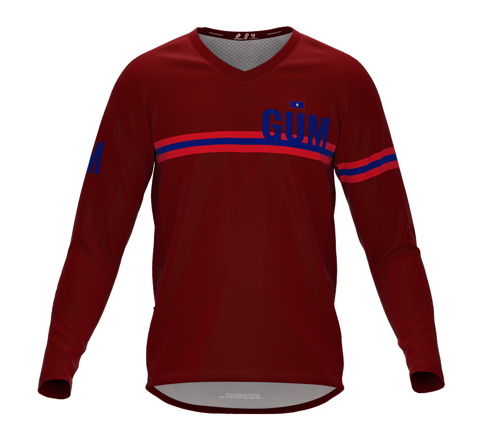 MTB BMX Cycling Jersey Long Sleeve Code Guam Vine for Men and Women