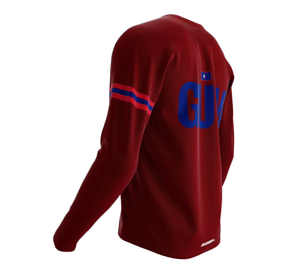 MTB BMX Cycling Jersey Long Sleeve Code Guam Vine for Men and Women