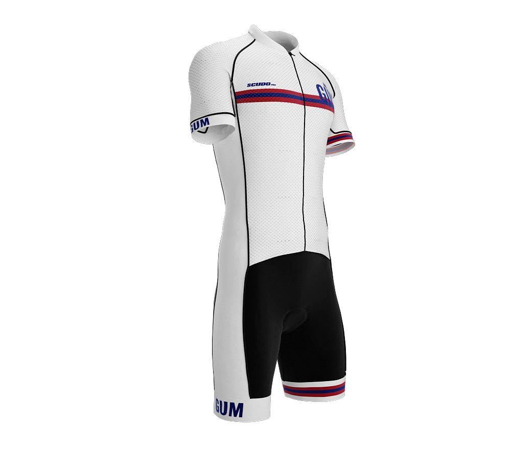 Guam White Code Cycling Speedsuit for Men