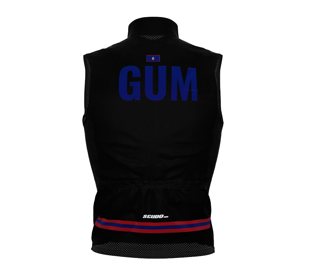 Wind Breaker Cycling Running Sports Vest Guam Country Code for Men And Women