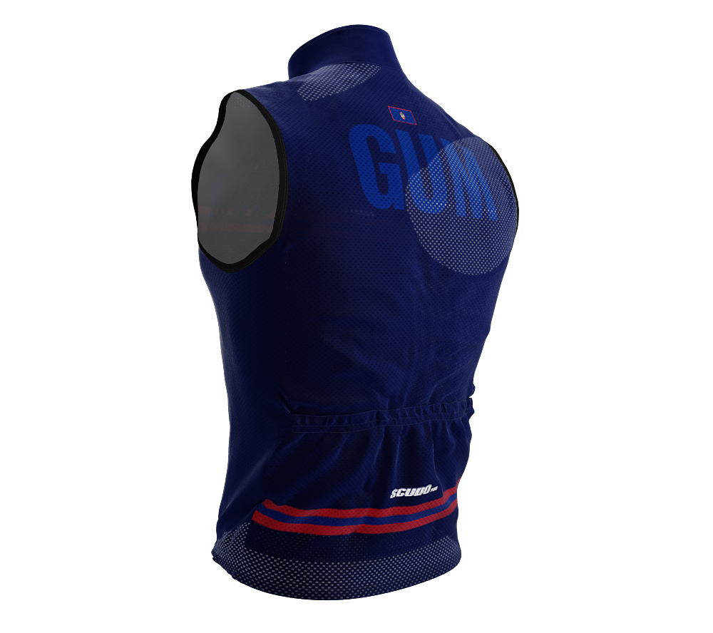 Wind Breaker Cycling Running Sports Vest Guam Country Code for Men And Women